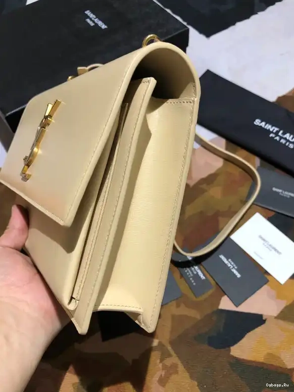 SMOOTH SATCHEL IN YSL SUNSET LEATHER MEDIUM 0704